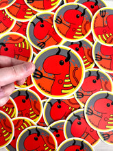 Cargar imagen en el visor de la galería, Devil Chubby Dinosaur - 3” Circle Cut Sticker
