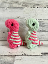 Lade das Bild in den Galerie-Viewer, Mint &amp; Tropical Pink - Chubby Dinosaur
