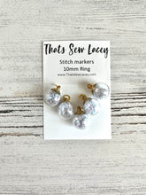 Load image into Gallery viewer, Star Confetti Globes - TSL Stitch Markers
