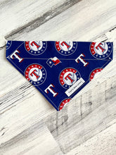 Cargar imagen en el visor de la galería, Texas Rangers - Slip On Pet Bandana
