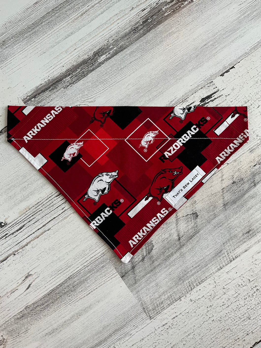 Arkansas Razorbacks - Slip On Pet Bandana