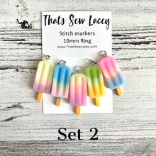 Lade das Bild in den Galerie-Viewer, Popsicles - TSL Stitch Markers
