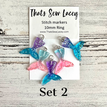 Cargar imagen en el visor de la galería, Mermaid Tails - TSL Stitch Markers
