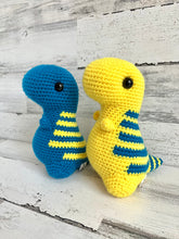 Load image into Gallery viewer, Sapphire &amp; Yellow - Chubby Dinosaur
