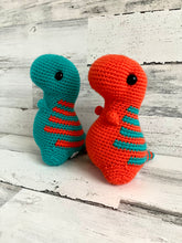 Cargar imagen en el visor de la galería, Orange &amp; Teal - Chubby Dinosaur
