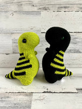 Charger l&#39;image dans la galerie, Black &amp; Lime Green - Chubby Dinosaur
