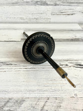 Load image into Gallery viewer, Mongold Graphite Mid Whorl Black Drop Spindle
