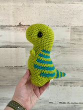 Lade das Bild in den Galerie-Viewer, Blue &amp; Lime Green - Chubby Dinosaur
