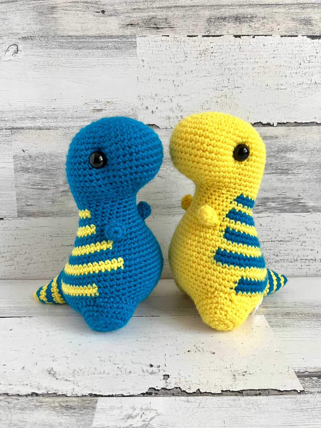 Sapphire & Yellow - Chubby Dinosaur