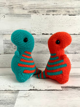 Charger l&#39;image dans la galerie, Orange &amp; Teal - Chubby Dinosaur
