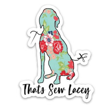 Load image into Gallery viewer, Old Logo Die Cut Sticker - 3&quot; Lacey with Text
