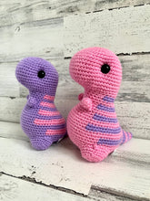 Load image into Gallery viewer, Amethyst &amp; Pink - Chubby Dinosaur
