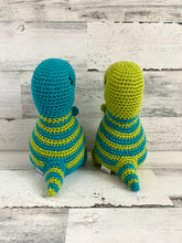 Lade das Bild in den Galerie-Viewer, Blue &amp; Lime Green - Chubby Dinosaur
