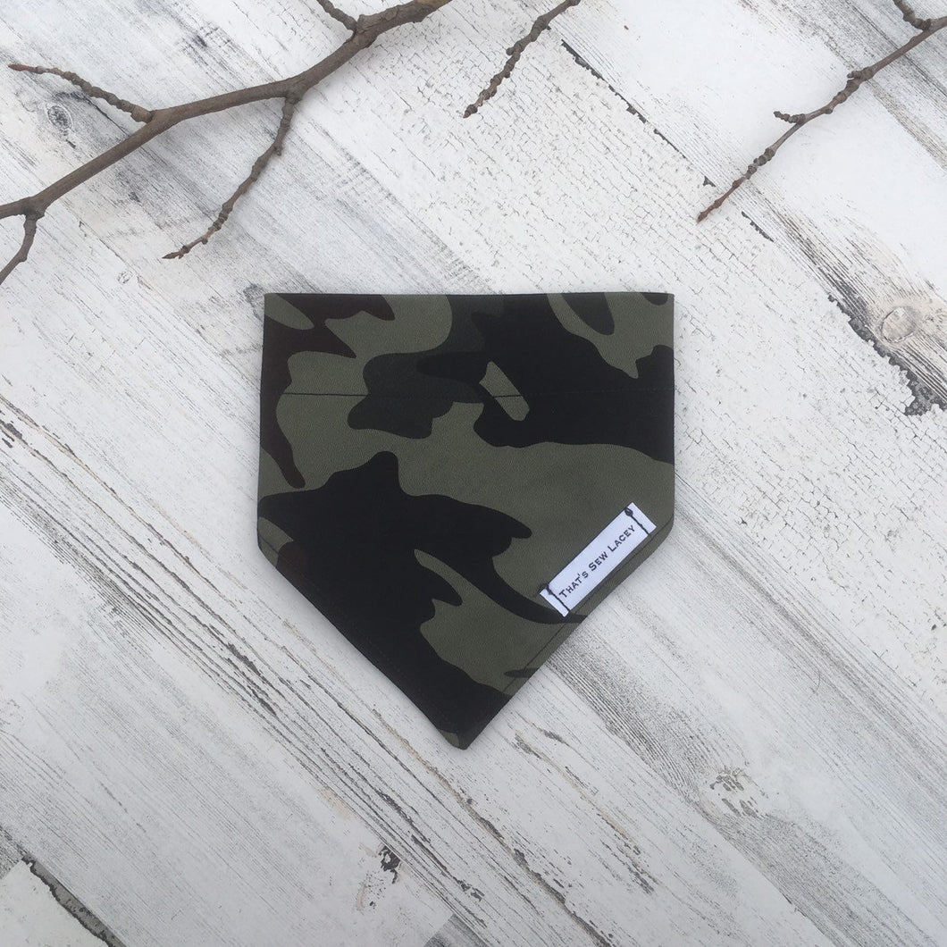 Modern Camouflage - Slip On Pet Bandana