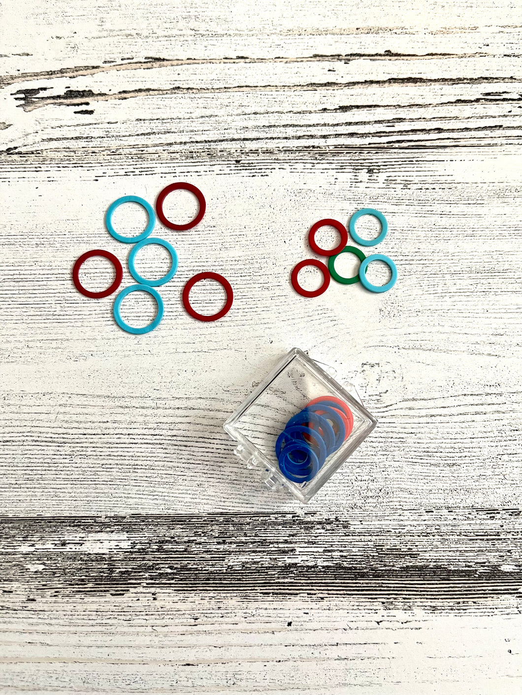 Wafer Thin Stitch Markers - Various Sizes, Assorted Colors