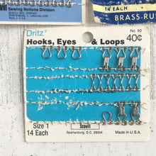 Cargar imagen en el visor de la galería, Lot of Vintage Sew-on Hooks, Eyes, &amp; Loops
