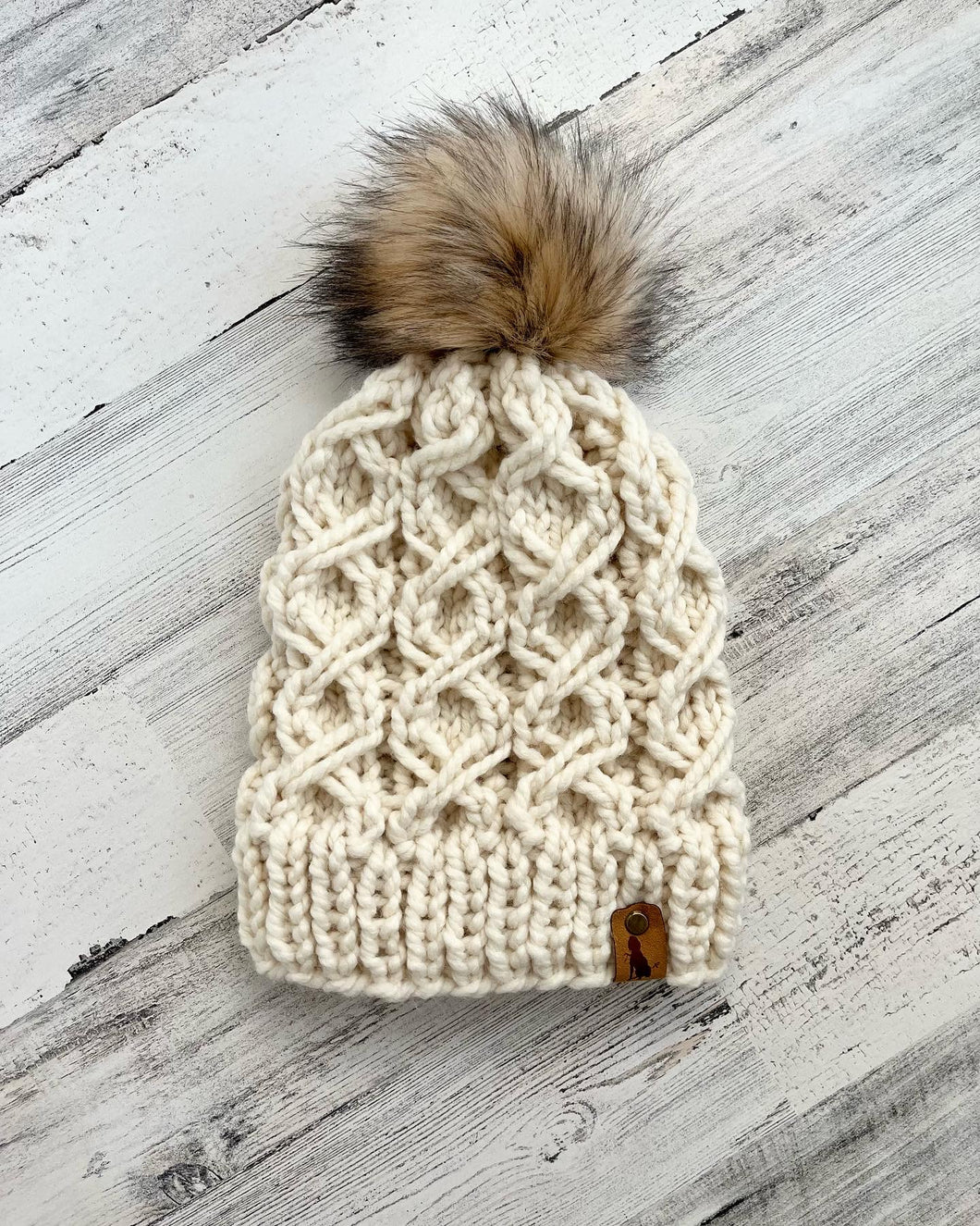 Unbreakable Vow Beanie with Faux Fur Pom