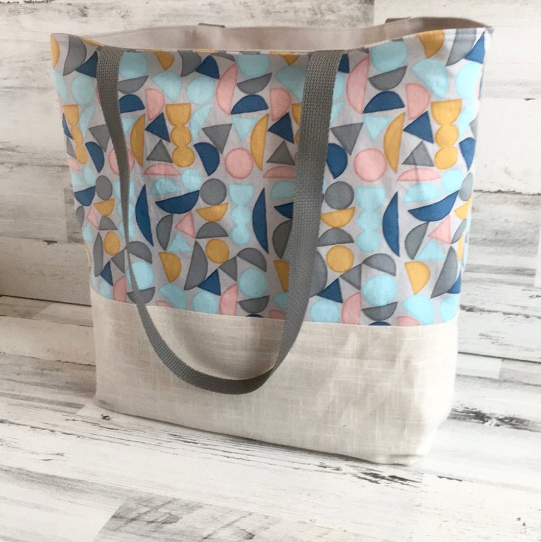 Abstract Blues - Travel Tote Bag