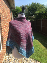 Load image into Gallery viewer, Lotus - Tunisian Bloom Shawl
