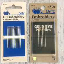 Load image into Gallery viewer, Vintage Dritz &amp; Susan Bates Embroidery Needles
