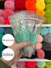 Load image into Gallery viewer, ALL Aluminum Inline Crochet Hooks
