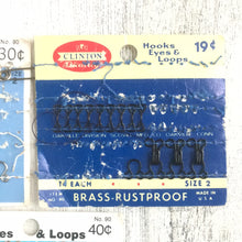 Cargar imagen en el visor de la galería, Lot of Vintage Sew-on Hooks, Eyes, &amp; Loops
