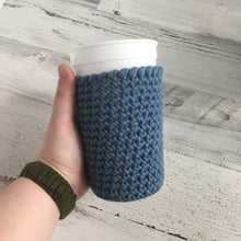 Load image into Gallery viewer, Hazy Blues - Hot and Cold Cup Cozy
