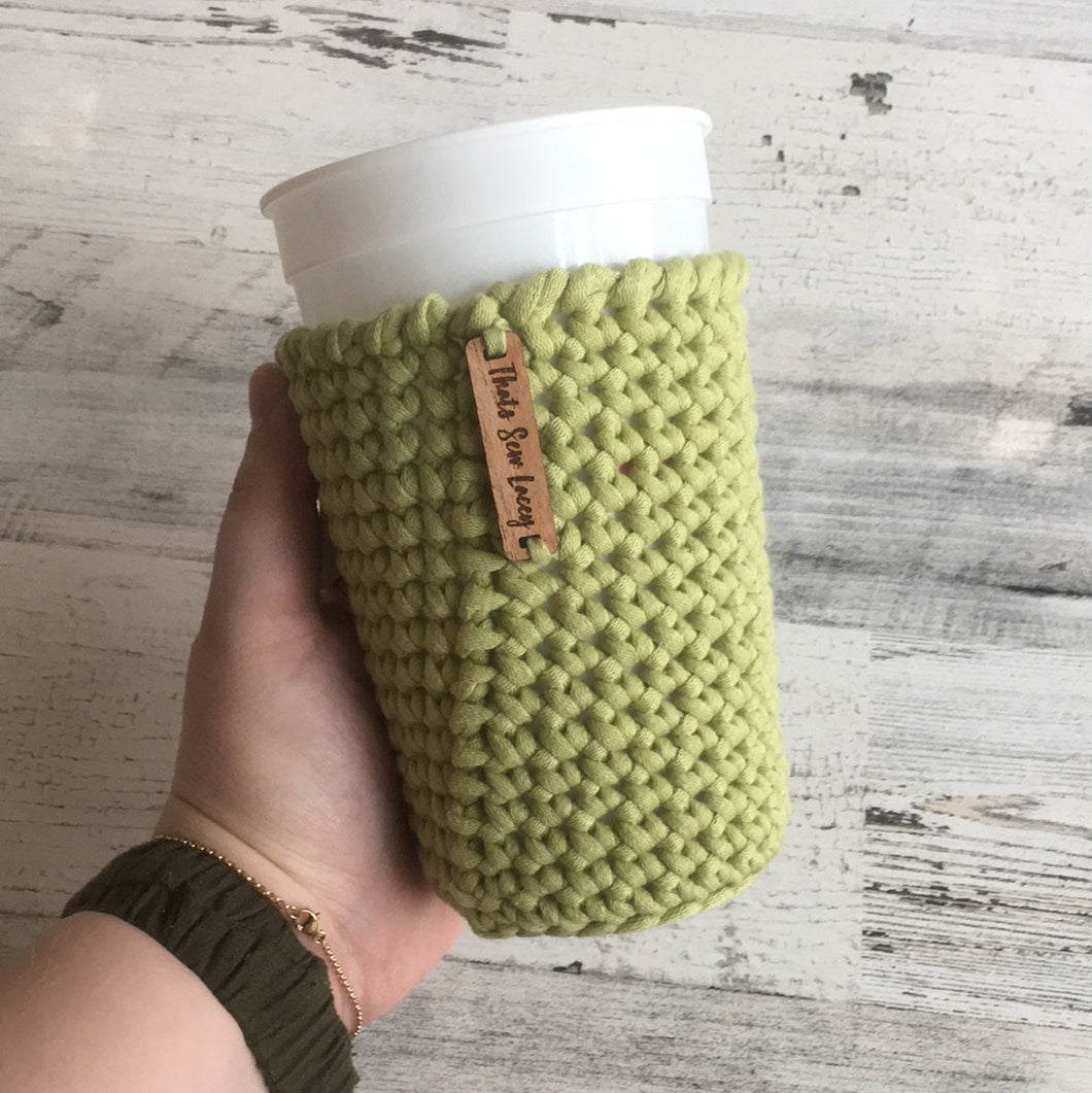 Sweet Pea - Hot and Cold Cup Cozy