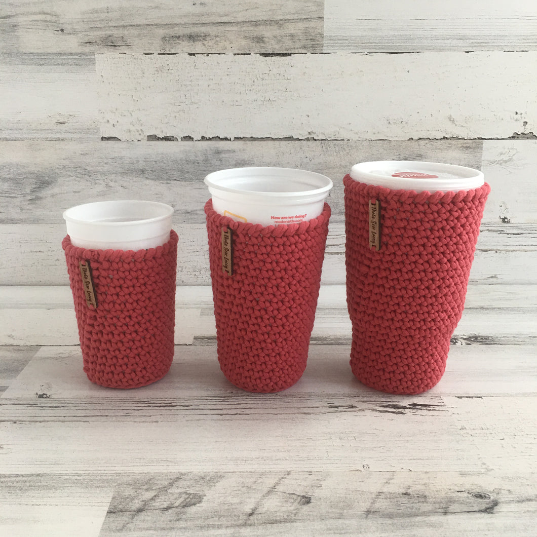 Berry Red - Hot and Cold Cup Cozy