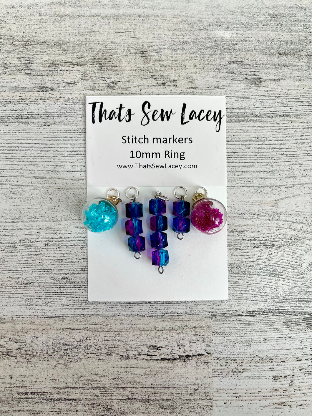 Purple Mix - TSL Stitch Markers