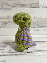 Charger l&#39;image dans la galerie, Green with Purple Stripes - Chubby Dinosaur
