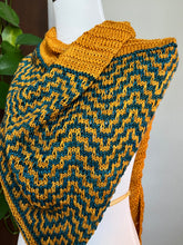 Load image into Gallery viewer, Cousteau Mosaic - Walk in the Woods Shawl
