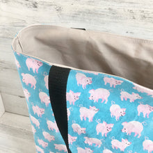 Load image into Gallery viewer, Pink Pigs - Travel Tote Bag
