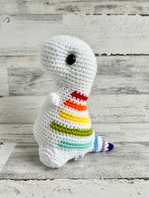 Charger l&#39;image dans la galerie, Autism Awareness Rainbow Stripes - Chubby Dinosaur
