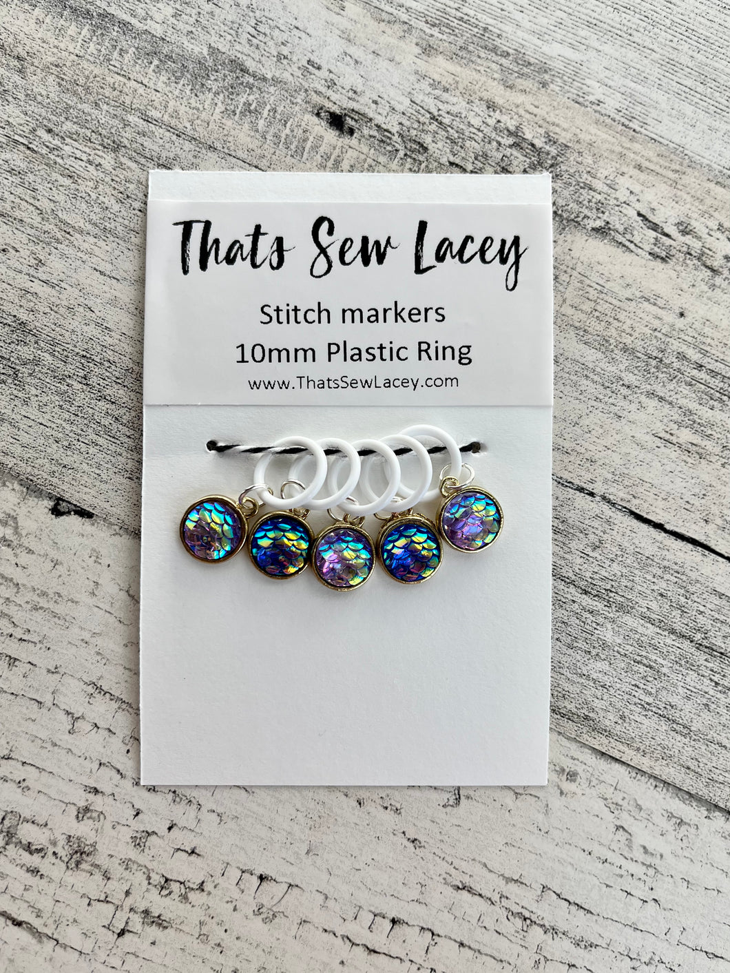 Mermaid Scales - TSL Stitch Markers