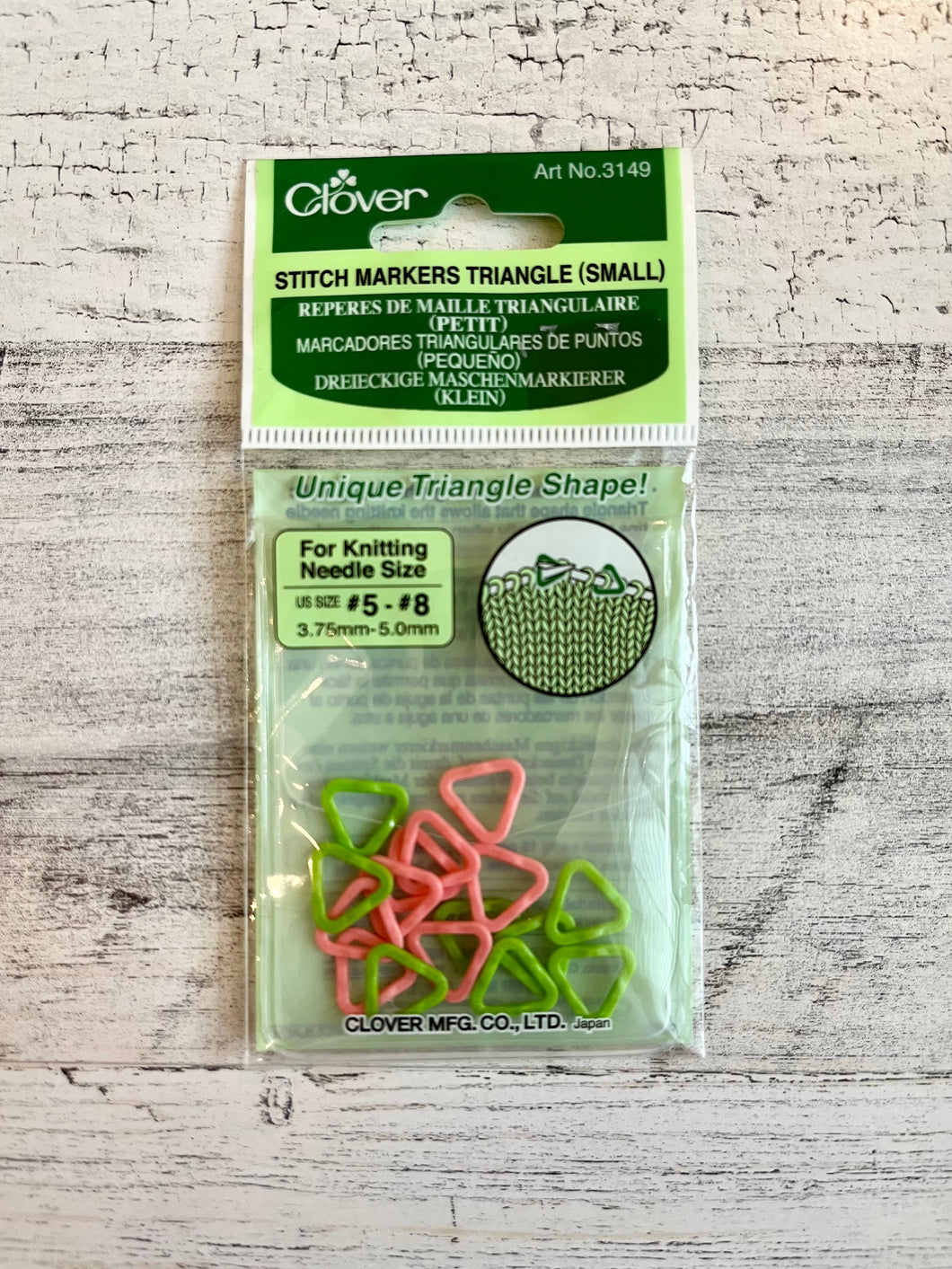 Clover Knitting Stitch Markers - 3.75mm - 5.0mm