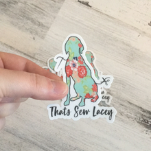 Load image into Gallery viewer, Old Logo Die Cut Sticker - 3&quot; Lacey with Text
