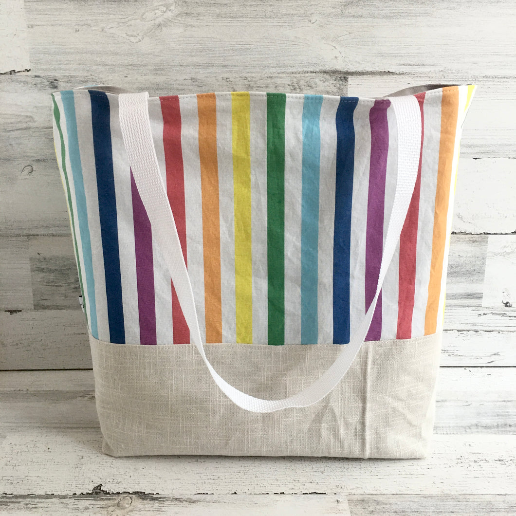 Pride Stripes - Travel Tote Bag