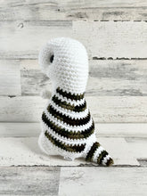 Cargar imagen en el visor de la galería, White with Camouflage Stripes - Chubby Dinosaur
