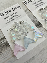 Load image into Gallery viewer, Iridescent Mermaid Tails - TSL Stitch Markers
