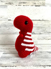 Charger l&#39;image dans la galerie, Varsity Red with White Stripes - Chubby Dinosaur
