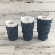 Load image into Gallery viewer, Hazy Blues - Hot and Cold Cup Cozy
