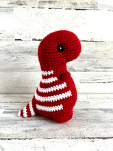 Charger l&#39;image dans la galerie, Varsity Red with White Stripes - Chubby Dinosaur
