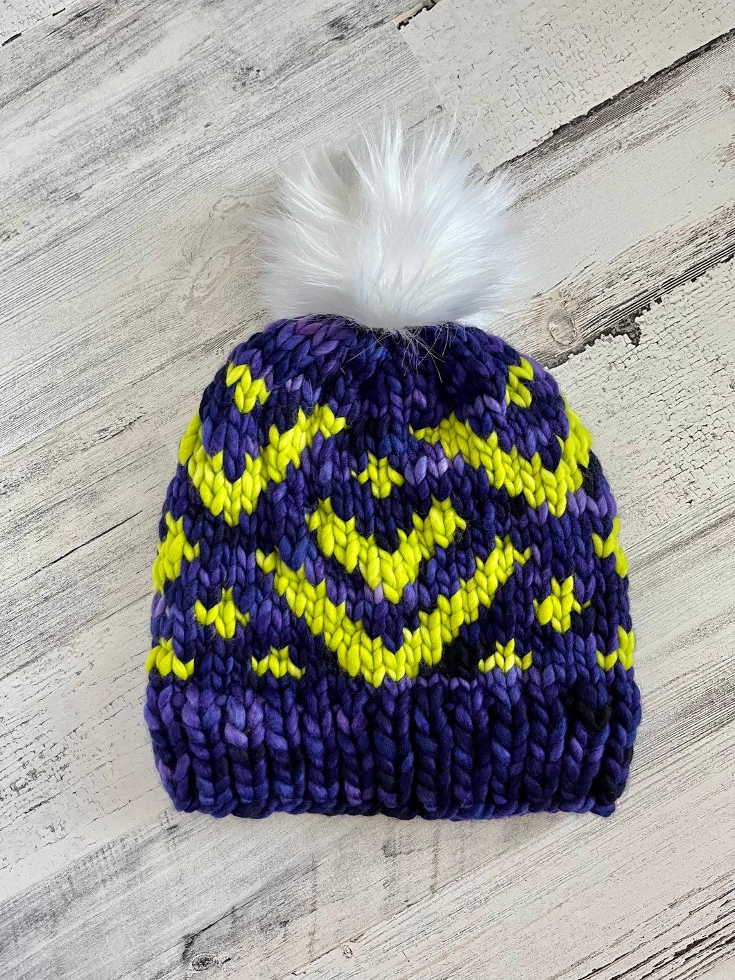 Spooky Minerva Beanie - Deluxe Beanie with Faux Fur Pom
