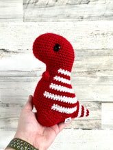 Charger l&#39;image dans la galerie, Varsity Red with White Stripes - Chubby Dinosaur
