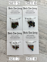 Load image into Gallery viewer, Oil Slick - TSL Stitch Markers
